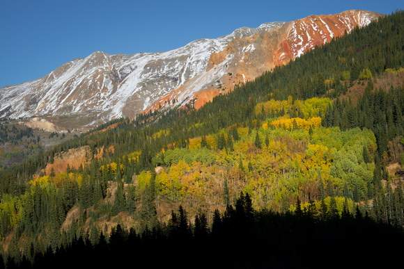 Early Snow at Red Mountain Pass Overlook
