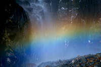 Minnie Gulch Waterfall Rainbow - Silverton, Colorado