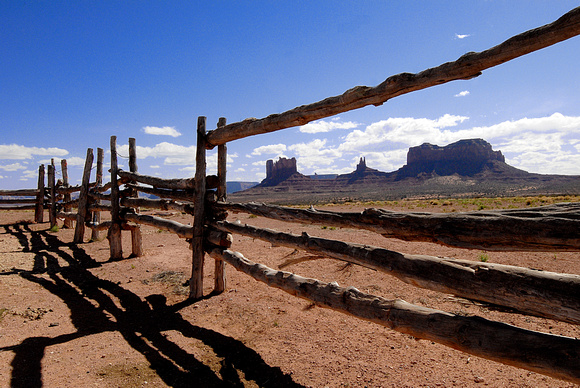 Old Corral Outside of Monument Valley