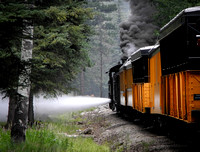 Train Blow Down in the Rockies