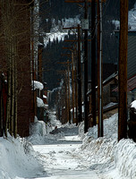Snowy Alley - Silverton, Colorado